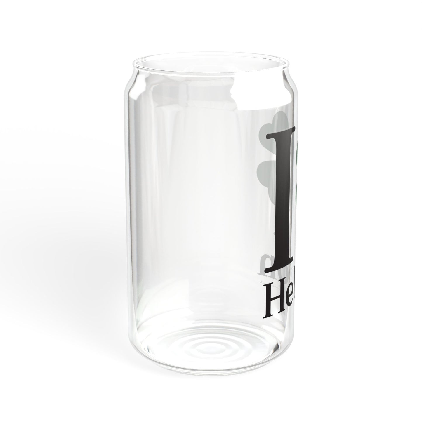 I Clover Hebron Sipper Glass, 16oz