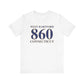 West Hartford 860 Connecticut Unisex Jersey Short Sleeve T-Shirt