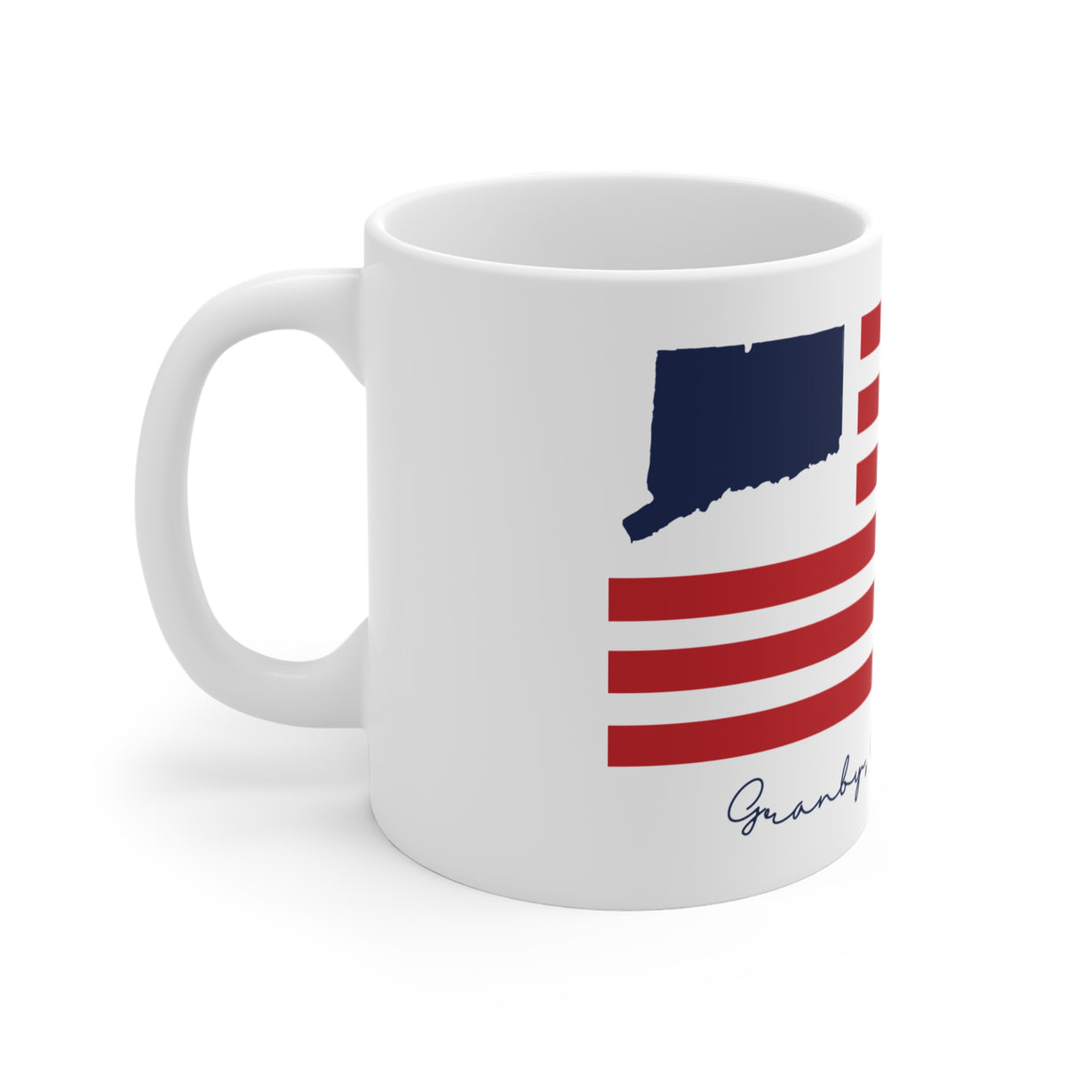 Granby Connecticut Flag Mug 11oz