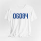 06084 Tolland Connecticut Zip Code Unisex Jersey Short Sleeve T-Shirt