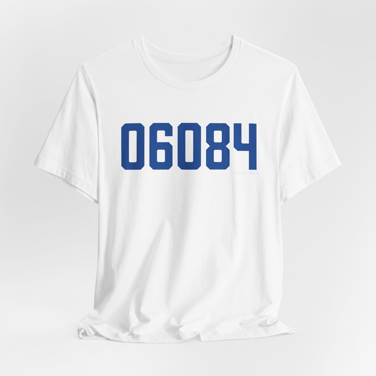 06084 Tolland Connecticut Zip Code Unisex Jersey Short Sleeve T-Shirt