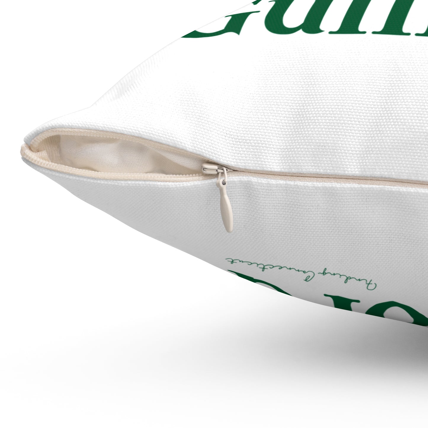 I Clover Guilford Spun Polyester Square Pillow