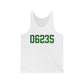 06235 Chaplin Connecticut Zip Code Unisex Jersey Tank Top