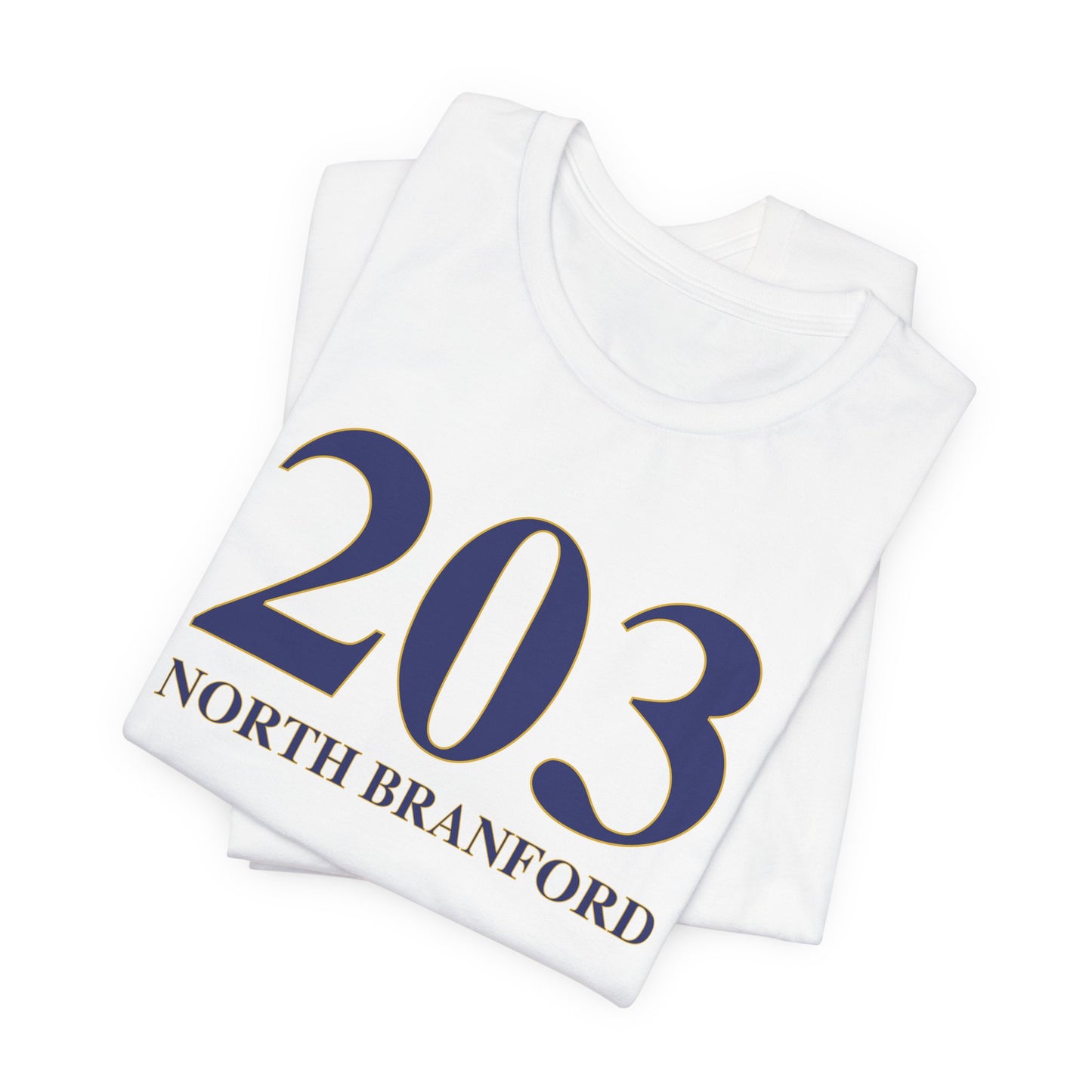 203 North Branford Unisex Jersey Short Sleeve T-Shirt
