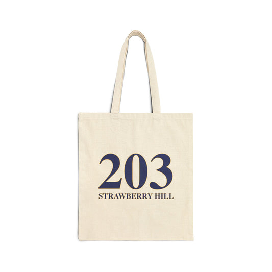 203 Strawberry Hill Cotton Canvas Tote Bag
