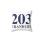 203 Cranbury Spun Polyester Square Pillow