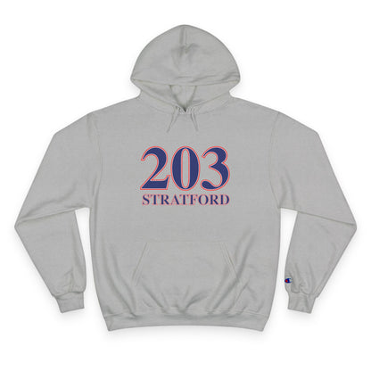 203 Stratford Red White & Blue Champion Hoodie