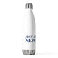 Just a kid from New Haven 20 oz Insulated Bottle