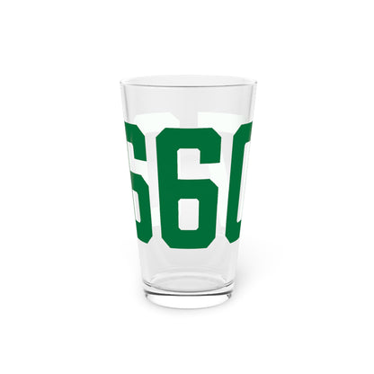 06607 Bridgeport Connecticut Zip Code Pint Glass, 16oz