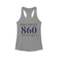Killingly 860 Connecticut Women's Ideal Racerback Tank Top