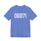 06071 Somers CT Zip Code Unisex Jersey Short Sleeve T-Shirt