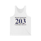 West Haven 203 Connecticut Unisex Jersey Tank