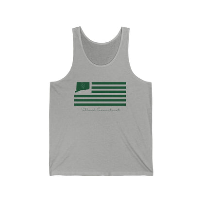 Tolland Connecticut St. Patrick’s Day Flag Unisex Jersey Tank Top