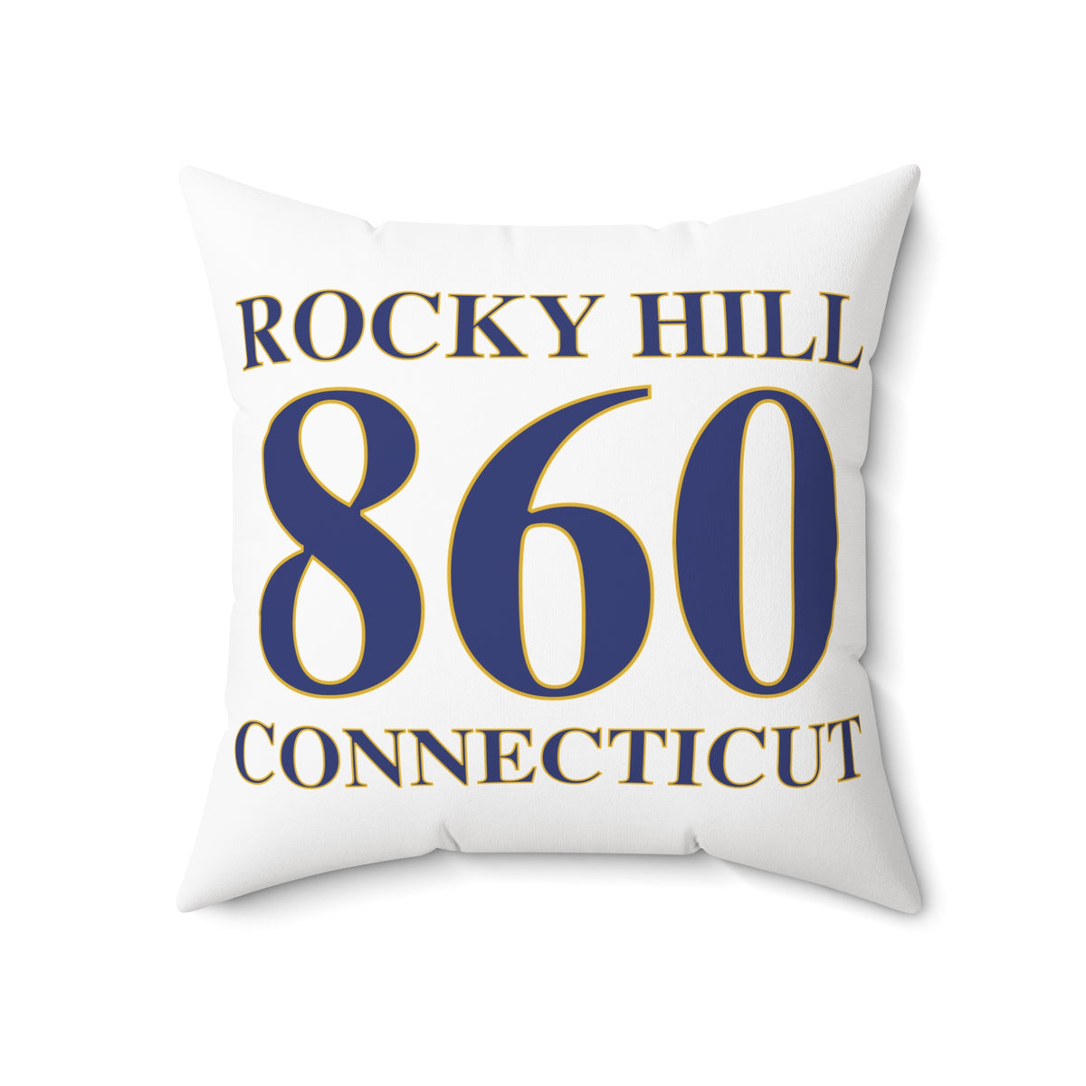 Rocky Hill 860 Connecticut Polyester Square Pillow