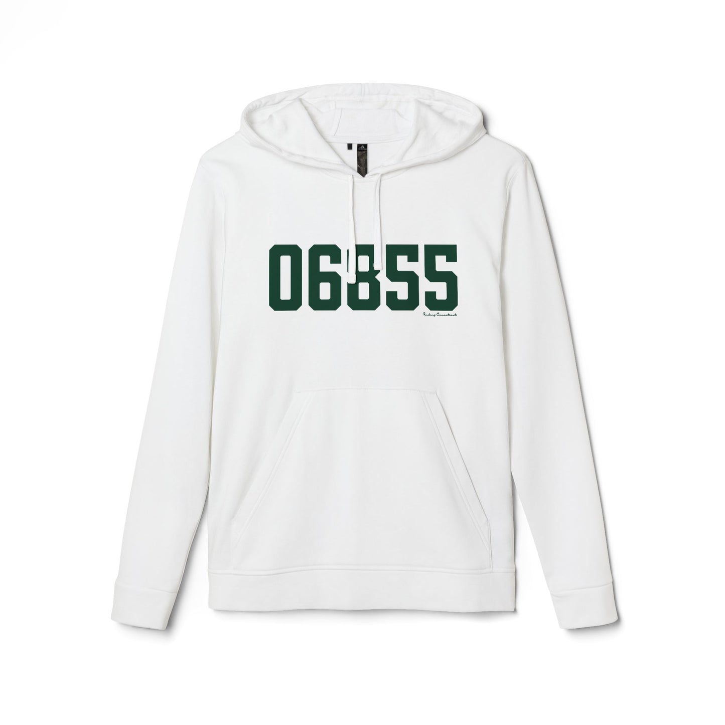 06855 Norwalk Connecticut Zip Code adidas Unisex Fleece Hoodie Sweatshirt