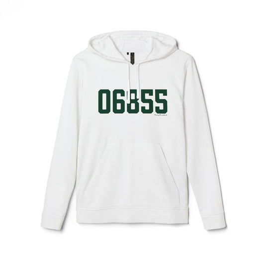 06855 Norwalk Connecticut Zip Code adidas Unisex Fleece Hoodie Sweatshirt
