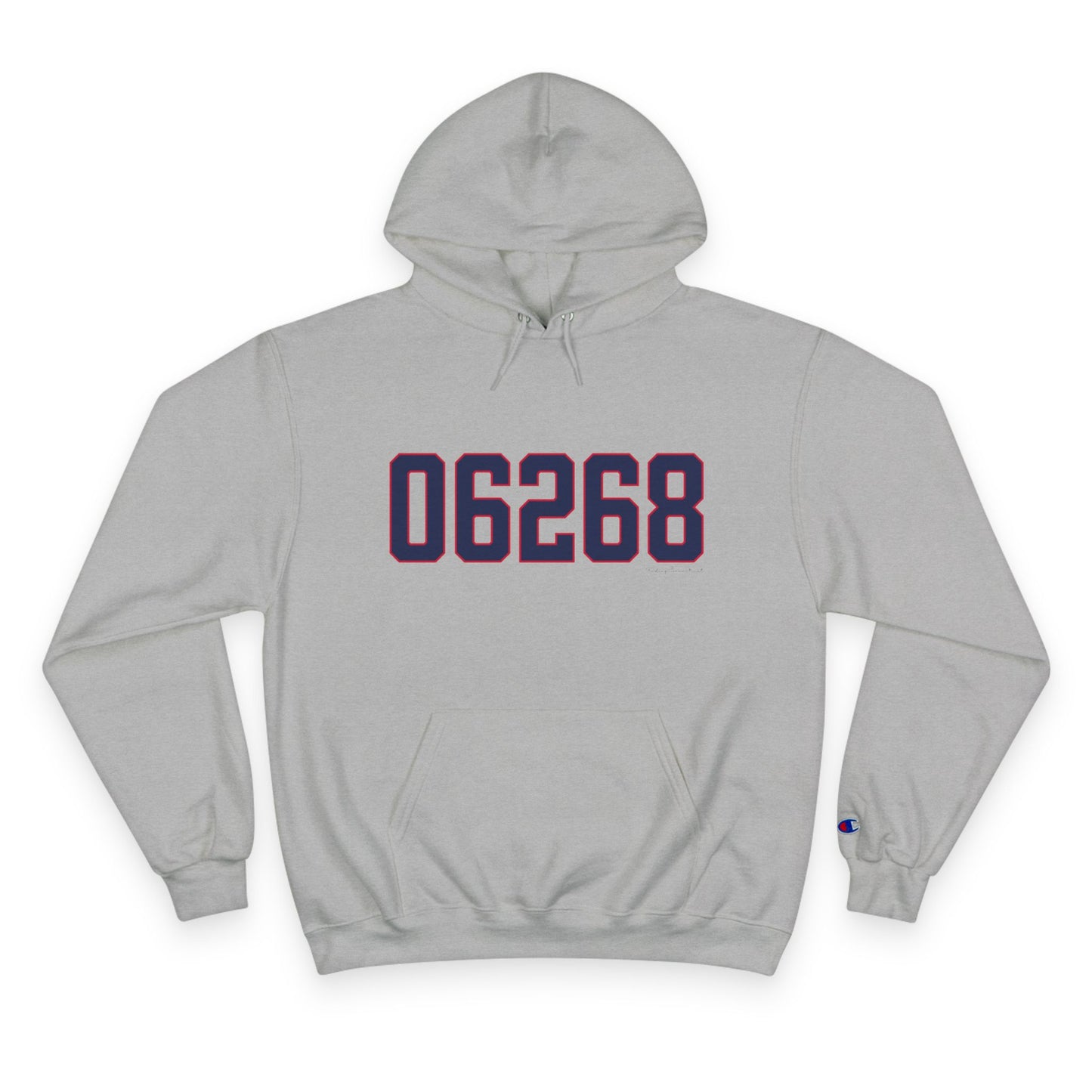 06268 Storrs Connecticut Zip Code Champion Hoodie Sweatshirt
