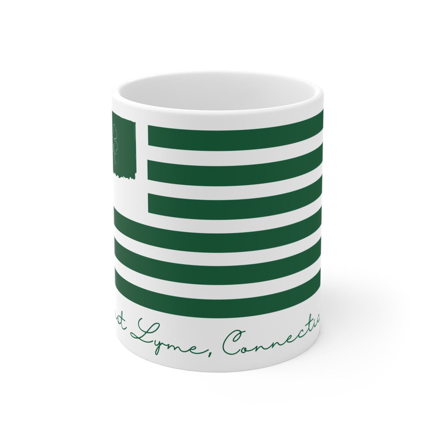 East Lyme Connecticut St. Patrick’s Day Flag Mug 11oz