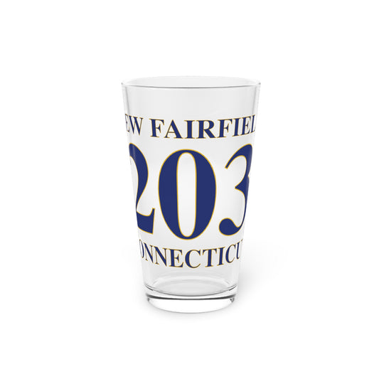 Fairfield 203 Connecticut Pint Glass, 16oz