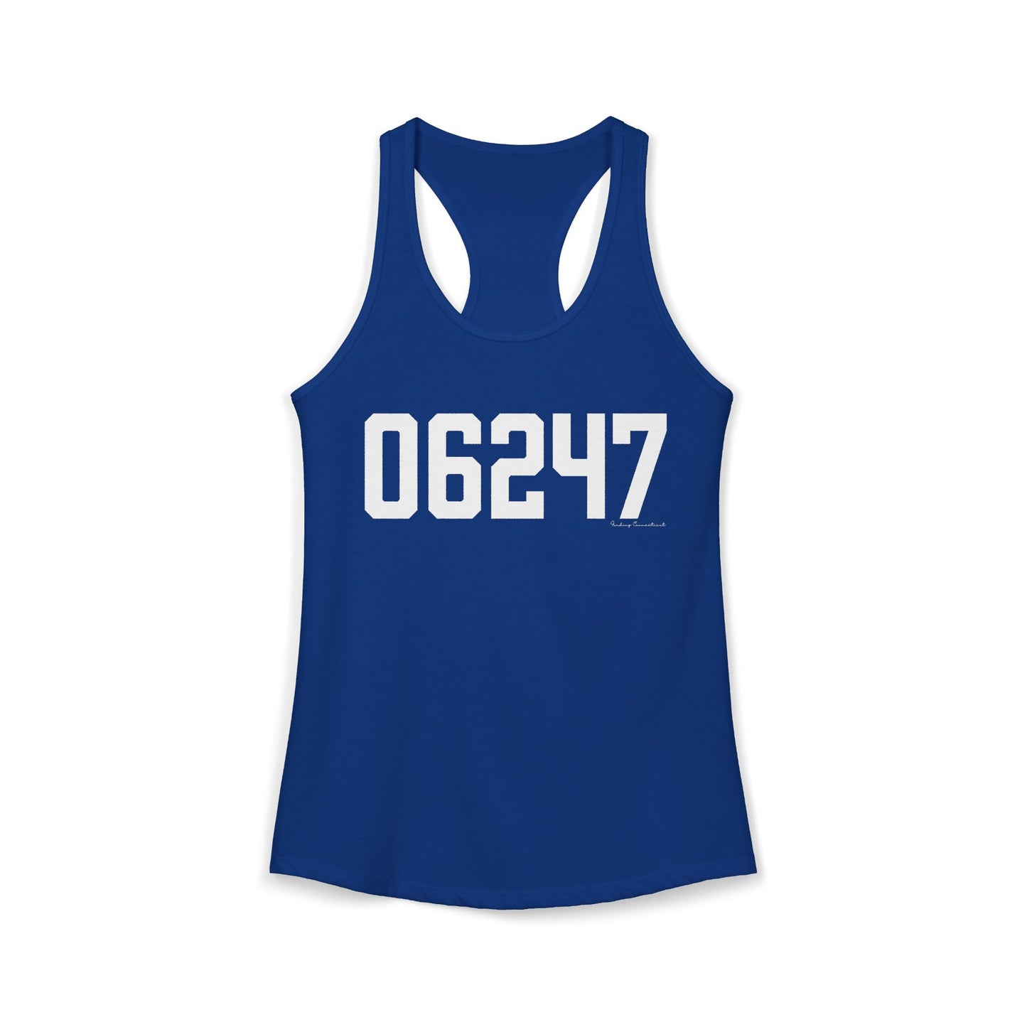 06247 Hampton CT Zip Code Women's Ideal Racerback Tank Top