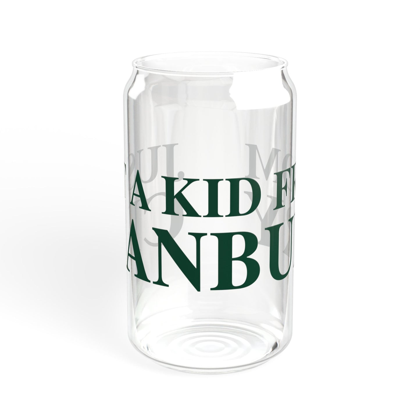 Just a kid from Cranbury Sipper Glass, 16oz