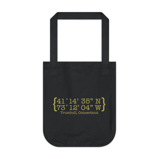 Trumbull Coordinates Organic Canvas Tote Bag
