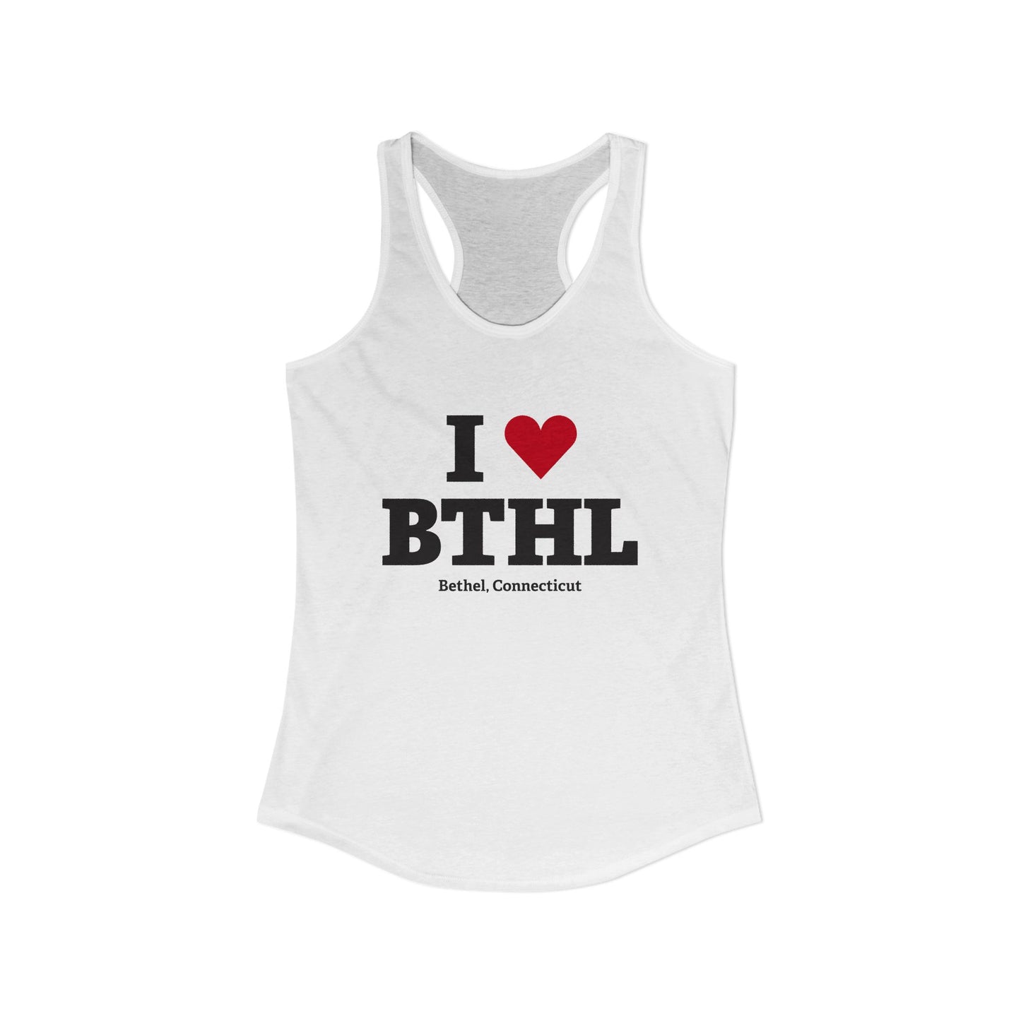 I Heart BTHL Women's Ideal Racerback Tank Top