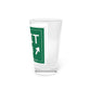 Vintage Exit 68N-E WCP Sign Pint Glass, 16oz