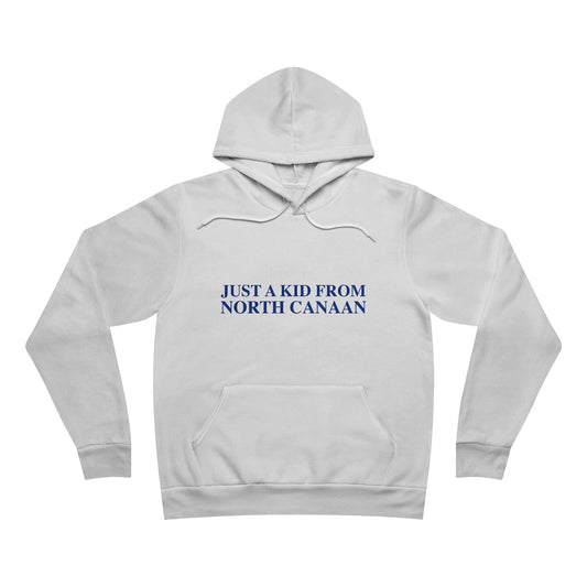 Just a kid from North Canaan Unisex Sponge Fleece Pullover Hoodie