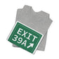 Vintage Exit 39A Merritt Parkway Sign Unisex Jersey Short Sleeve T-Shirt