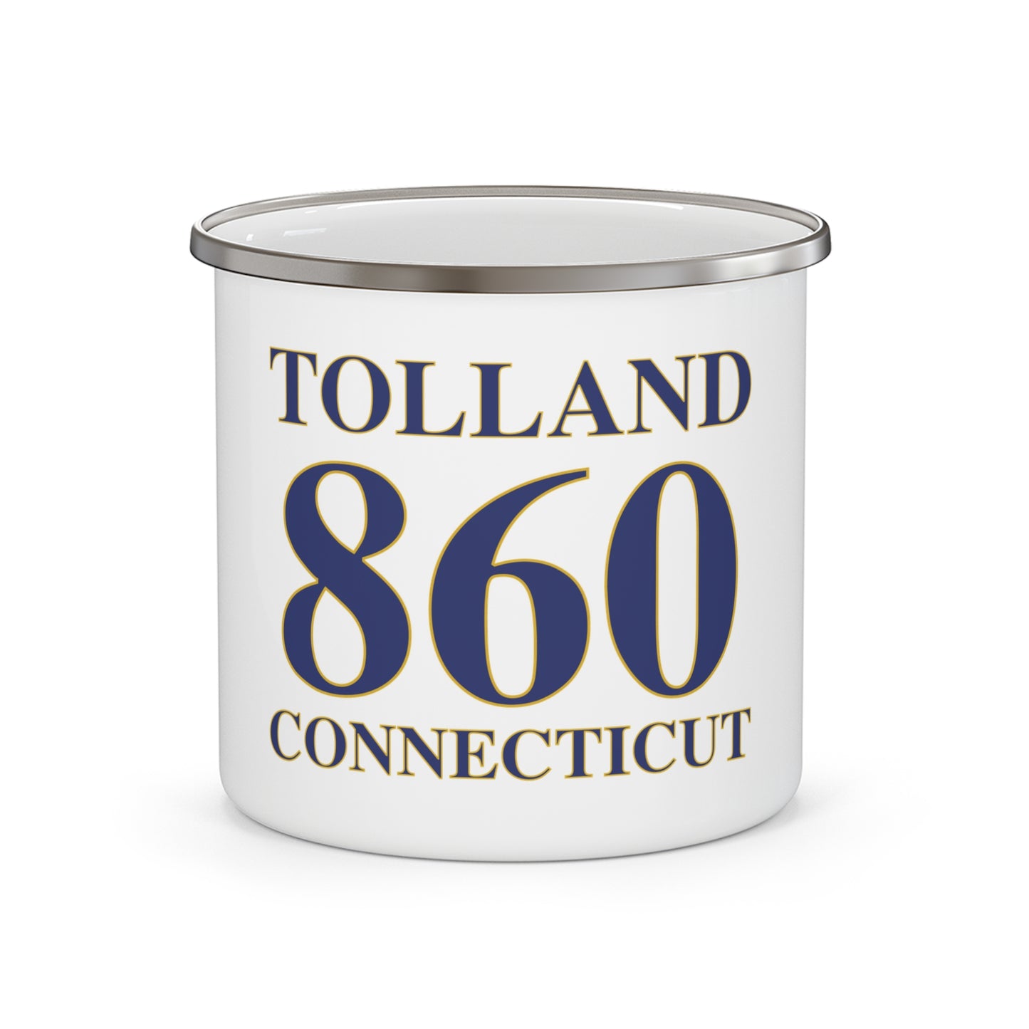 Tolland 860 Connecticut Enamel Camping Mug