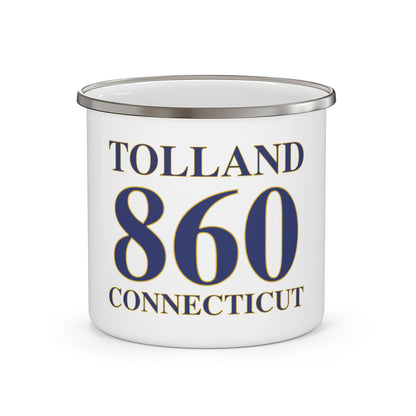 Tolland 860 Connecticut Enamel Camping Mug