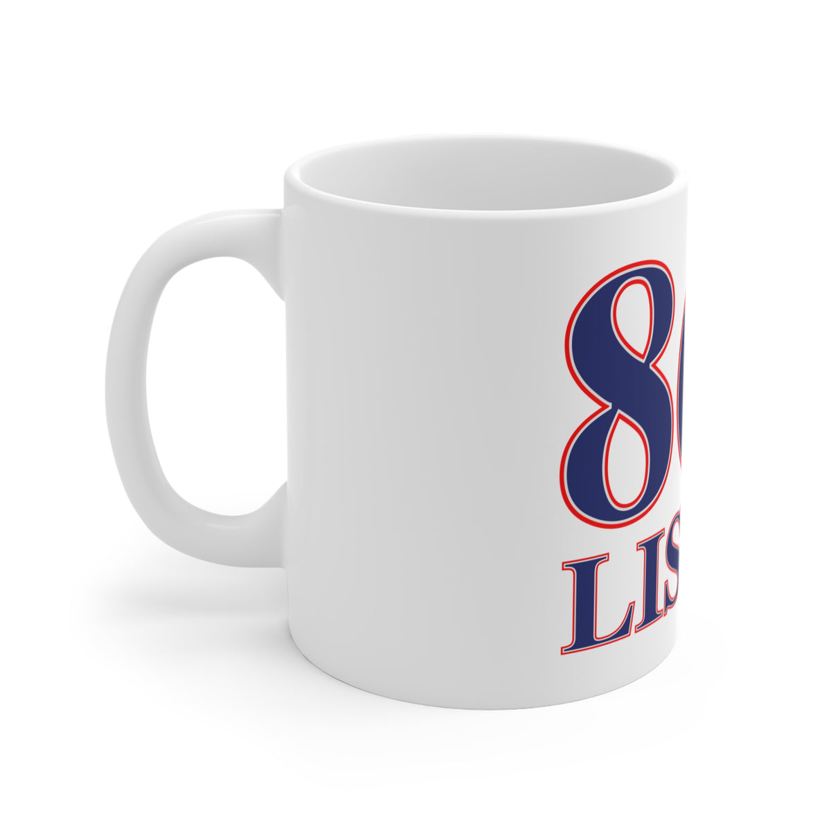 860 Lisbon Red, White & Blue Mug 11oz