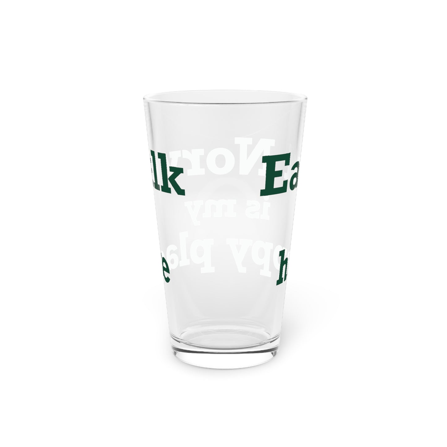 East Norwalk is My Happy Place Pint Glass, 16oz