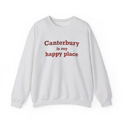 Canterbury is My Happy Place Unisex Heavy Blend™ Crewneck Sweatshirt