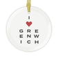 Greenwich Vision Glass Ornaments