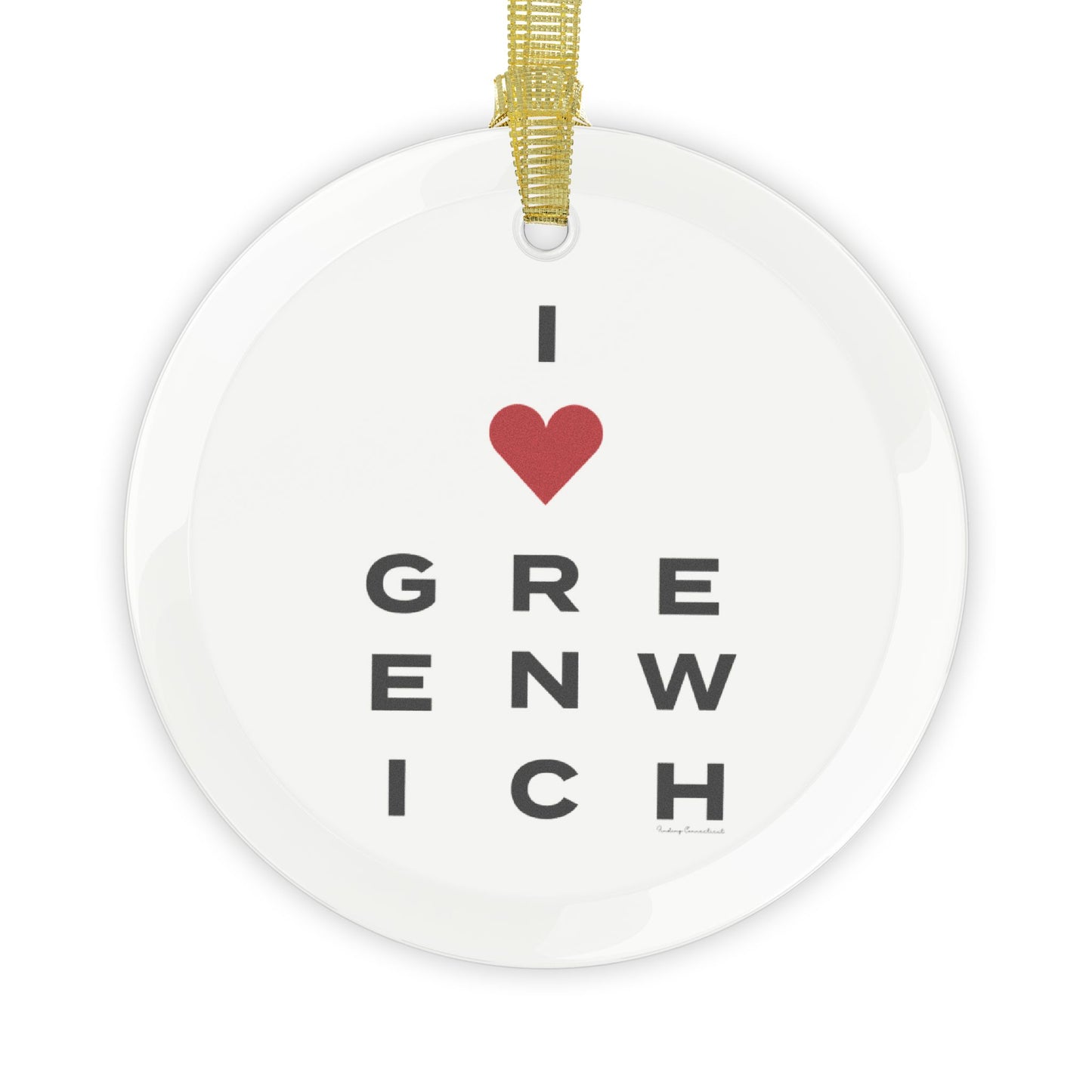 Greenwich Vision Glass Ornaments