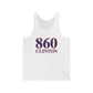 860 Clinton Red White & Blue Unisex Jersey Tank Top