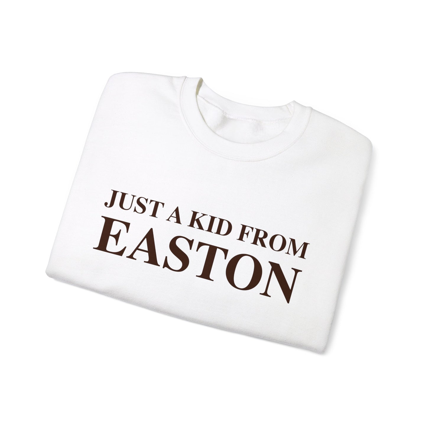 Just a kid from Easton Unisex Heavy Blend™ Crewneck Sweatshirt