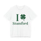 I Clover Stamford (Green) Unisex Jersey Short Sleeve Tee