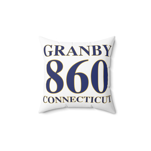 Granby 860 Connecticut Polyester Square Pillow