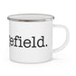 I Heart Ridgefield. Enamel Camping Mug