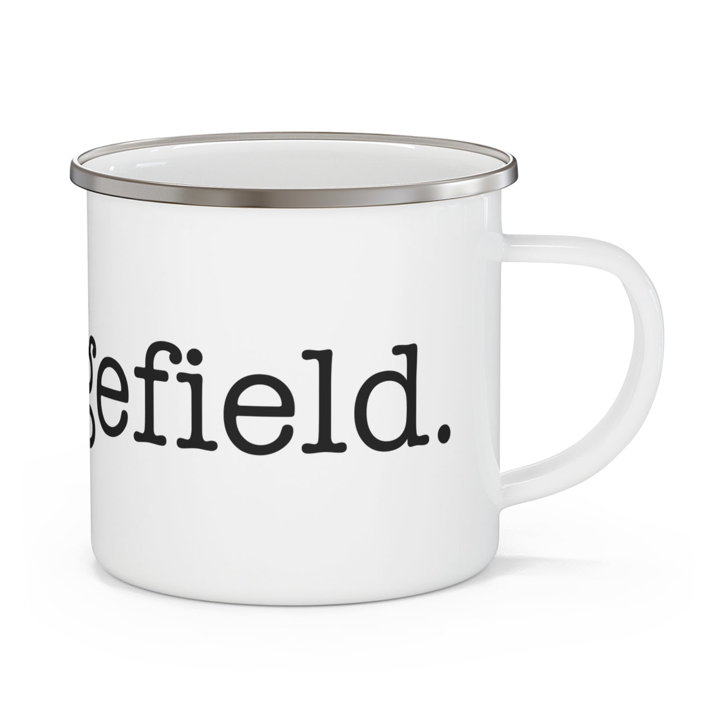 I Heart Ridgefield. Enamel Camping Mug