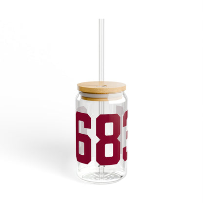 06831 - Greenwich Connecticut Zip Code Sipper Glass, 16oz