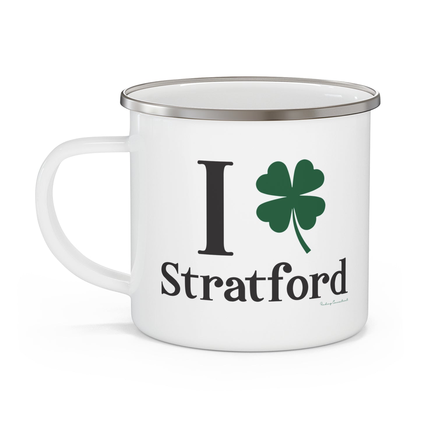 I Clover Stratford Enamel Camping Mug
