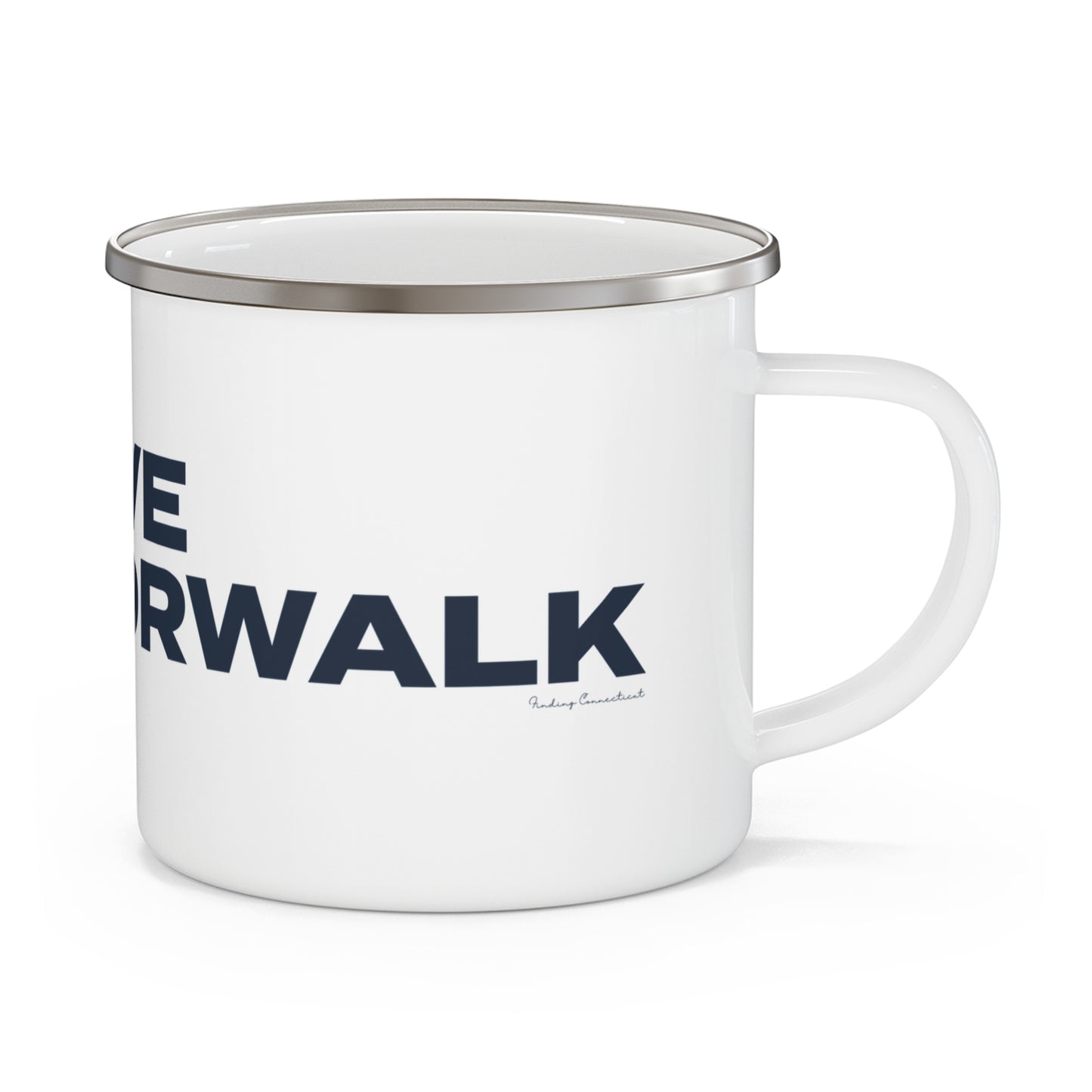 Love West Norwalk Enamel Camping Mug
