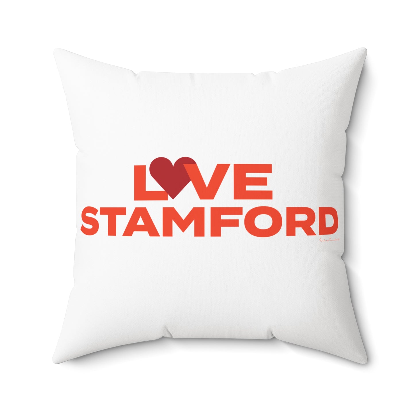 Love Stamford Spun Polyester Square Pillow