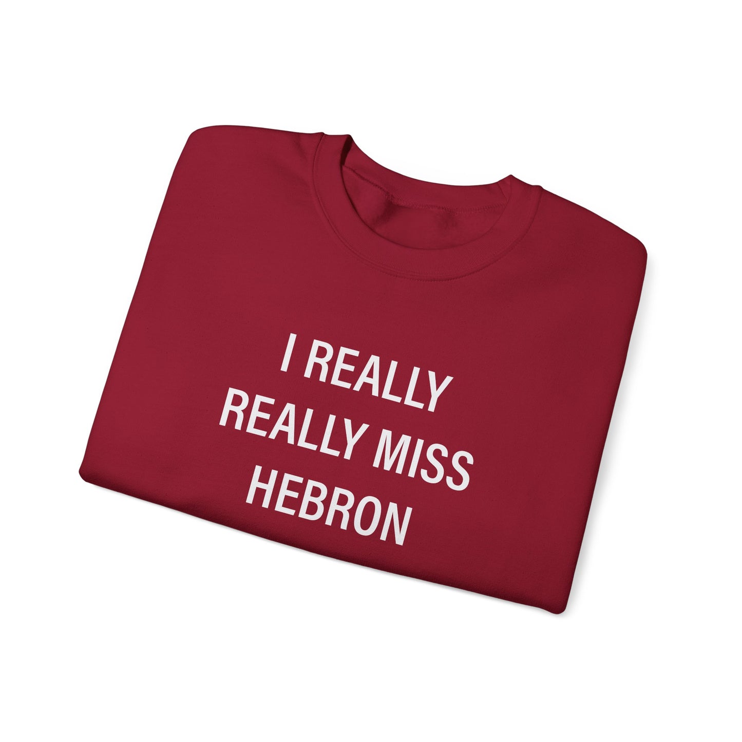 I Really Really Miss Hebron Unisex Heavy Blend™ Crewneck Sweatshirt