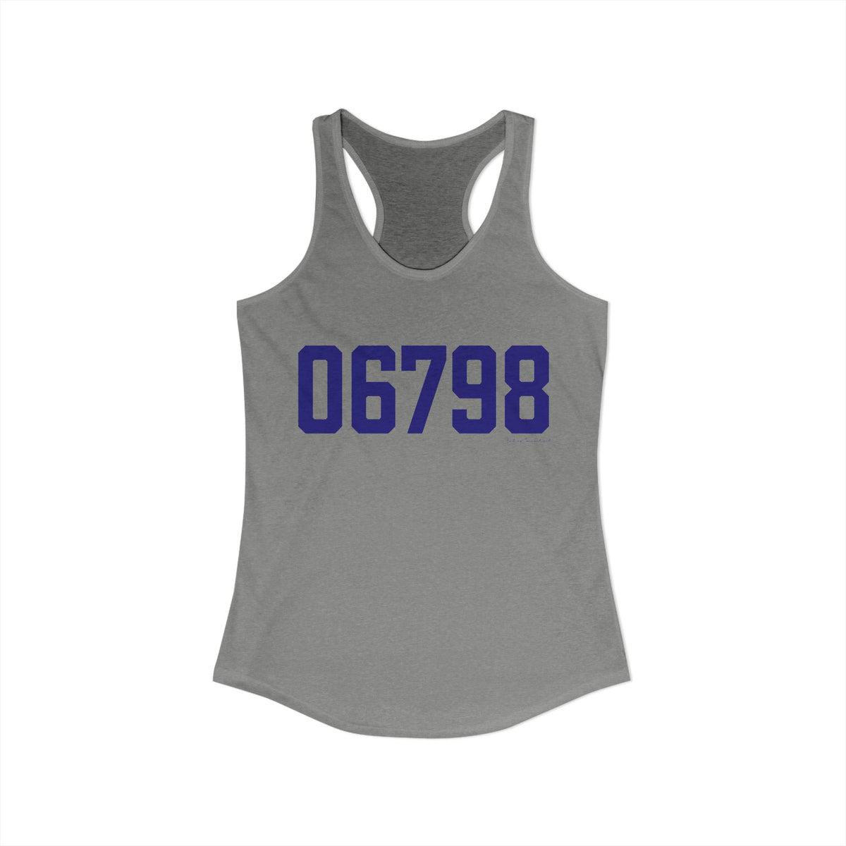 06798 Woodbury Connecticut Zip Code Women's Ideal Racerback Tank Top