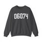 06074 - South Windsor CT Zip Code  Unisex Heavy Blend™ Crewneck Sweatshirt